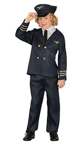 Guirca Disfraz de Piloto de Avion Infantil - Niño, 5-6 años