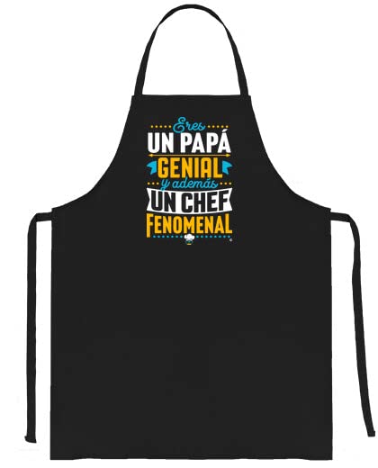 latostadora Delantal Regalo Papa Cumpleaños - Delantales Dia Padre - Apron Padres Chef - Ideas Regalo Papa Cocinero - Regalo Padre Primerizo Original Super Papa Abuelo - Regalos Originales Hombre