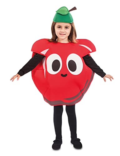 EUROCARNAVALES Disfraz manzana roja niño - 3-4 años (92-104 cm)