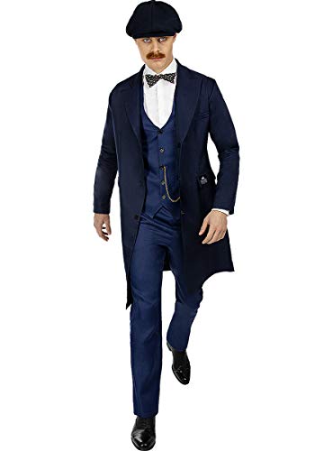 Funidelia | Disfraz Arthur Shelby - Peaky Blinders para hombre Años 20, Gangster - Disfraz para adultos y divertidos accesorios para Fiestas, Carnaval y Halloween - Talla M - Negro