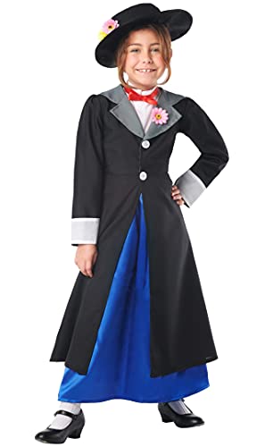 Kimokawaii DISFRAZ DE MARY POPPINS INFANTIL (3-4 AÑOS)