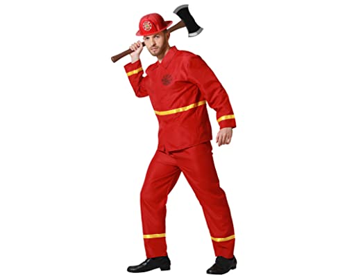 Atosa disfraz bombero hombre adulto M