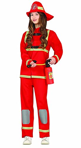 Fiestas Guirca Disfraz de Bombero Infantil Unisex Talla 3-4 Años