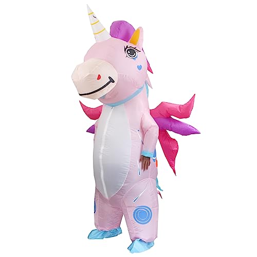 JASHKE Disfraz Hinchable Unicornio Disfraz Hinchable Unicornio Adulto Disfraz para Adulto