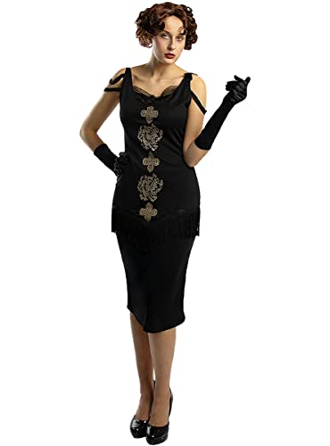 Funidelia | Vestido de Polly Gray - Peaky Blinders para Mujer Talla L Años 20, Películas & Series, Gangster - Color: Negro - Divertidos Disfraces y complementos