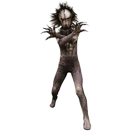Morphsuits Disfraz Segunda Piel Niño Seedeater, Disfraz Monstruo Niño, Segunda Piel Disfraz Niño, Disfraz Miedo Niño, Disfraz Terror Niño, Disfraz Halloween Niño Talla M