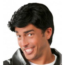 Guirca- Peluca hombre en caja, Color negro, Talla única (4886.0)