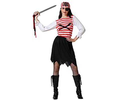 Atosa disfraz pirata bucanera mujer adulto M