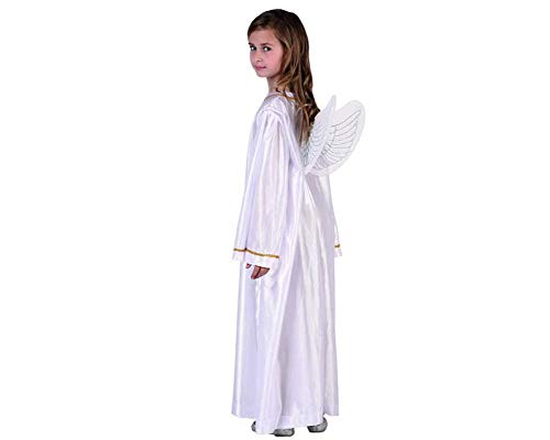 Atosa disfraz angel blanco niña infantil navideño 3 a 4 años