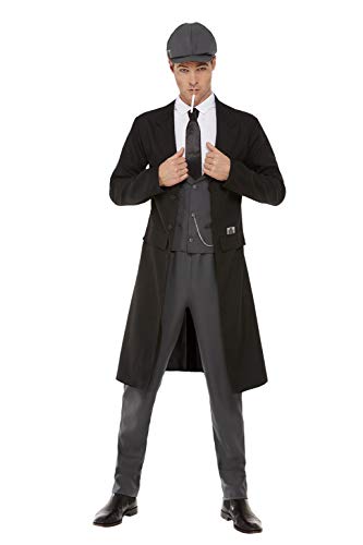 Smiffys Disfraz oficial de Peaky Blinders Shelby para hombre, color negro, M-Size 38'-40' (70034M)