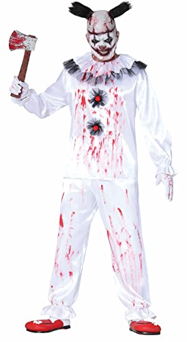 Disfraz payaso payaso asesino disfrazado horror halloween hombre