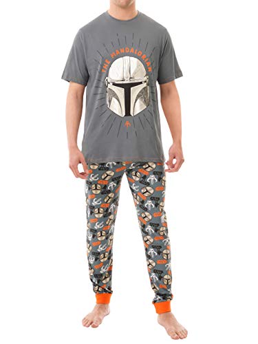 Star Wars Pijamas para Hombre The Mandalorian Multicolor Large