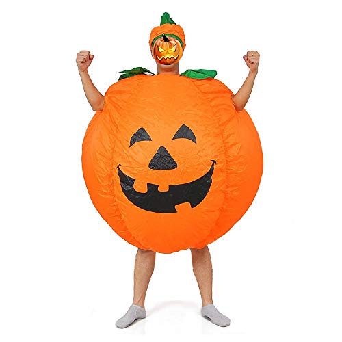 JASHKE Disfraz Inflable Disfraz de Calabaza Disfraces de Halloween Disfraces Hinchables para Adultos