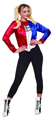 Rubies 820078 Kit de Disfraz para Chicas de Harley Quinn, Multicolor, Talla L