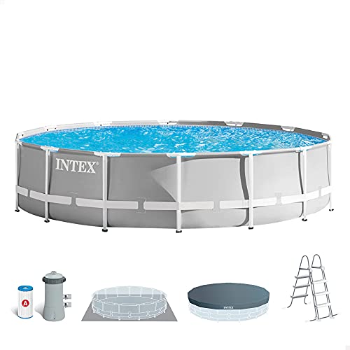 Intex 26720NP - Piscina elevada redonda INTEX Prism Frame con depuradora