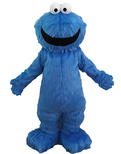 Disfraz de mascota de monstruo de galleta para adultos, cuerpo completo, divertido, personaje para cosplay, para fiestas de cumpleaños