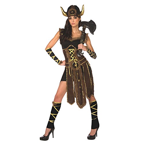 MORPH Costumes Disfraz Vikinga Mujer,disfraz Vikingo Mujer,disfraz Vikinga Mujer Guerrera, Disfraz Mujer Carnaval Talla XL