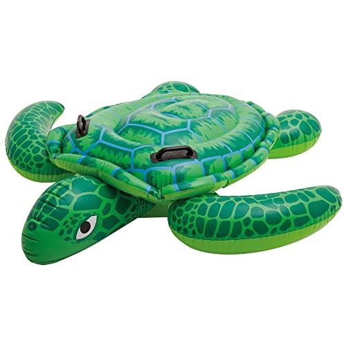 INTEX 57524NP - Tortuga verde hinchable con 2 asas 150 x 127 cm