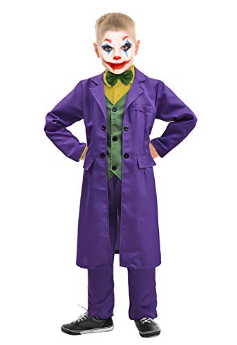 Dc Comics, Ciao Disfraz de Joker Original 11702.10-12 Disfraz de Joker Boy Original Dc Comics (Talla 10-12 Años)