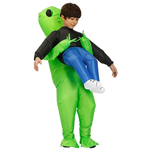 JASHKE Disfraces Hinchable Disfraz de Alien Inflable Disfraces Inflables para Niños