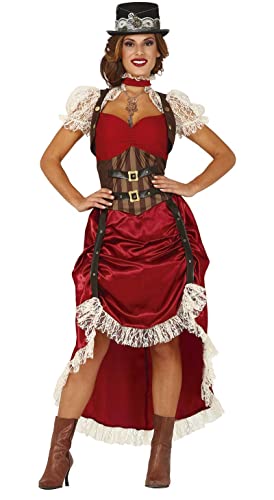 FIESTAS GUIRCA Disfraz de Steampunk Mujer Adulta Talla S 36-38
