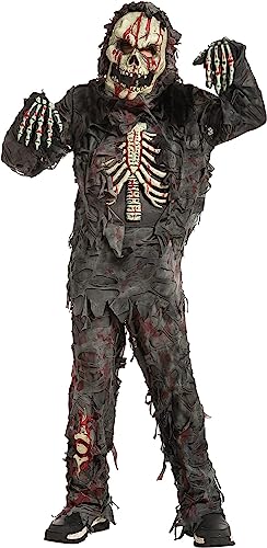 Spooktacular Creations Child Boy Scary Black Zombie Disfraz para niños (pequeño (5-7 años))