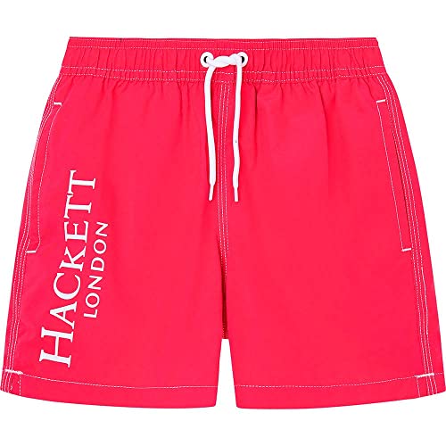 Hackett London Volley de Marca Bañador para Hombre, Fucsia, 9 años para Niños