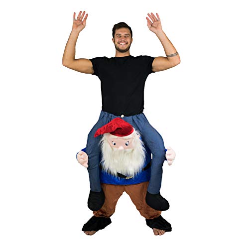 Bodysocks® Disfraz a Hombros (Carry Me) de Gnomo para Adulto