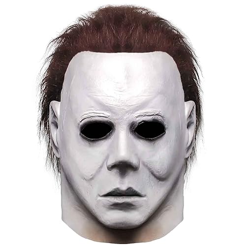 molezu Mascarilla Michael Myers de Halloween Cubierta Superior Mascarilla de Látex Máscara del Festival de los Fantasmas Carnaval, Fiesta, Mascarilla de Terror