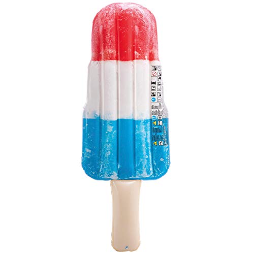 Intex 58774EU - colchoneta hinchable helado INTEX, colchoneta para piscina, medidas 183x66x20 cm, colchoneta diseño realista, colchonetas INTEX, hinchables para adultos, 100 Kg