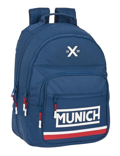 Safta-Mochila Doble Adapt.Carro Munich Soon 32X42X15Cm, Multicolor, Estándar (612200773)