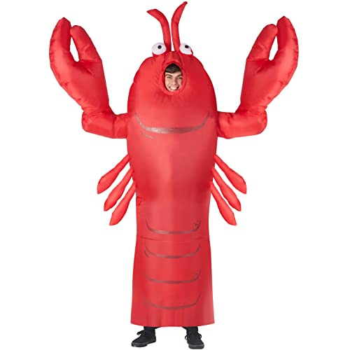 Morph Costumes Disfraz Langosta Adulto Hinchable, Disfraz Despedida Soltero Hombre Talla Única