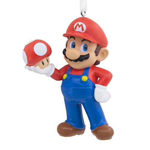 Hallmark Nintendo Super Mario Bros Mario con Super Mushroom Adorno de Navidad