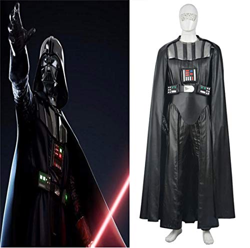 Rubyonly Star Wars Darth Vader Traje de Cosplay Traje Adulto Hombre Mamelucos Darth Vader para los Hombres de Cosplay por Encargo,XL