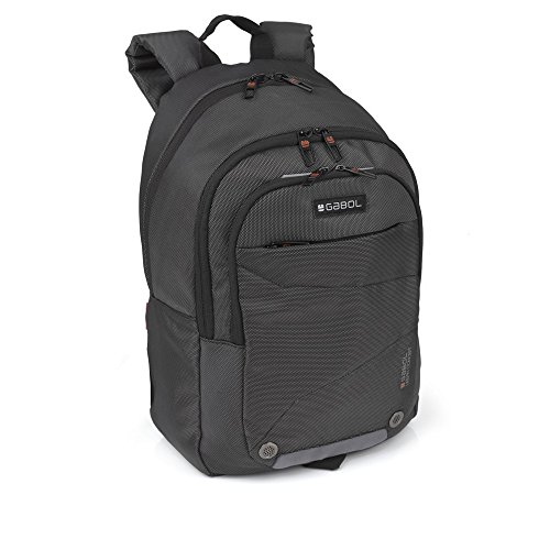 Gabol | Black - Mochila Negra de 28 x 41 x 18 cm con Capacidad de 19 L