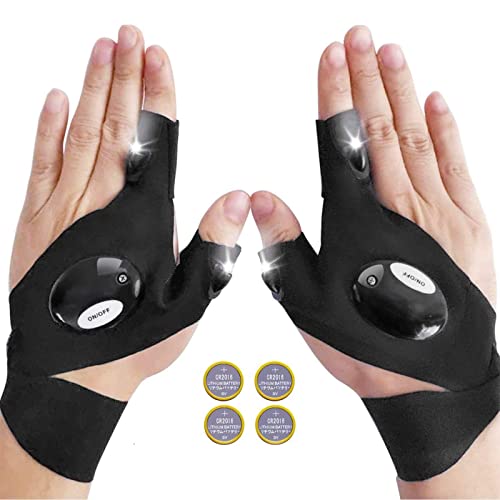 ZYUPHY Ideas Regalos Originales Hombre Guantes con Luz LED Padre Regalos Papa Tecnologicos Utiles Originales Regalo Hombre Navidad Calendario Adviento Hombre Cumpleanos
