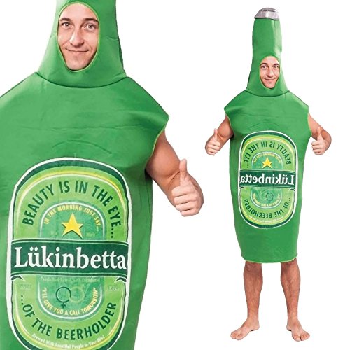 Fancy - Disfraz de cerveza, talla única (213579)