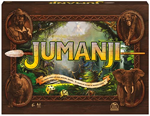 Spin Master Juegos DE Mesa - JUMANJI Juego de Mesa Divertido para Niños y Familias 2-4 Jugadores - 6065098 - Juegos de Mesa Niños 8 años +