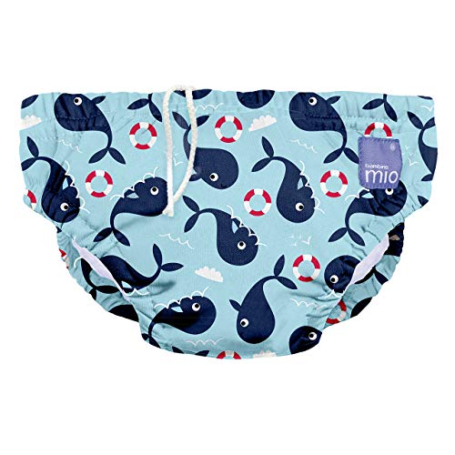 Bambino Mio, pañal bañador, oleaje de ballenas, extra grande (2+ años)