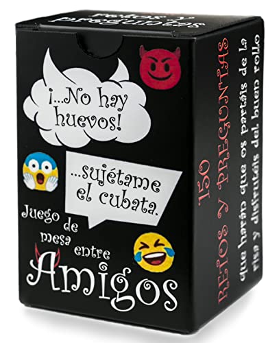 😈 Amigos🤣 -Juego para Fiestas y Despedidas de solter@ o de casad@. Echa Unas Risas y Disfruta del Buen Rollo con retos y Preguntas comprometidas