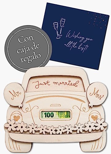 JoliCoon Regalo Dinero Boda - Regalos de Boda Dinero - Regalos de Boda Dinero - Tarjeta felicitacion Boda