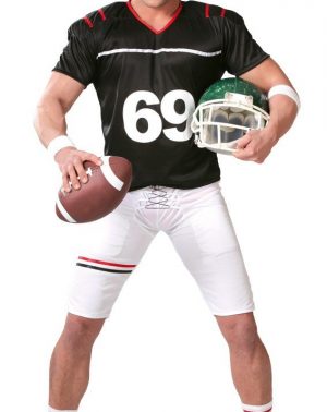Quarterback Jugador Rugby Futbol Americano