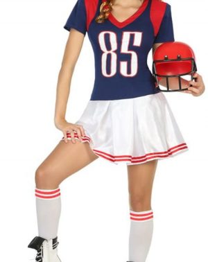 Disfraz de Jugadora de Rugby para Mujer M/L