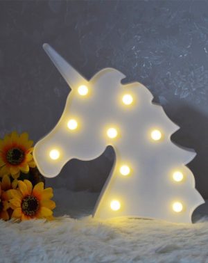 Dulce Unicornio LED Lámparas Decoración