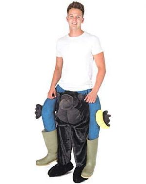 Disfraz a Hombros (Carry Me) de Gorila para Adulto Bodysocks®