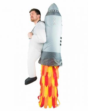 Disfraz Hinchable de Cohete Astronauta Jetpack Adulto