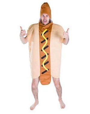 Disfraz de Hot Dog Perrito Caliente Adulto - Carnaval Despedidas