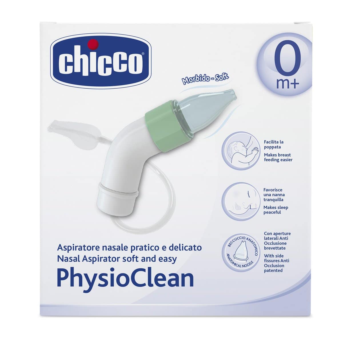 Chicco-Aspirador nasal con 3 sondas-Physio Clean