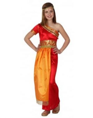 Disfraz Bailarina Hindú Bollywood Niña Infantil