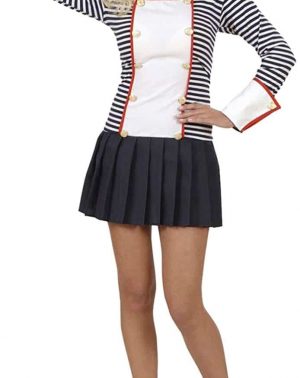 Disfraz de marinero navy para mujer Widman